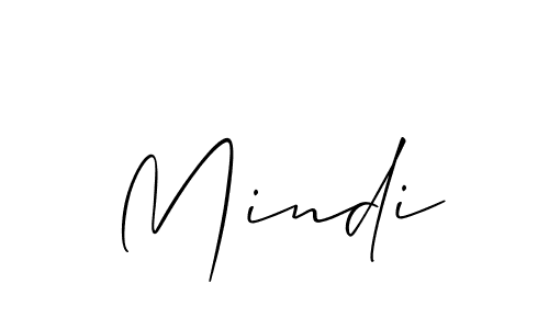 Also You can easily find your signature by using the search form. We will create Mindi name handwritten signature images for you free of cost using Allison_Script sign style. Mindi signature style 2 images and pictures png