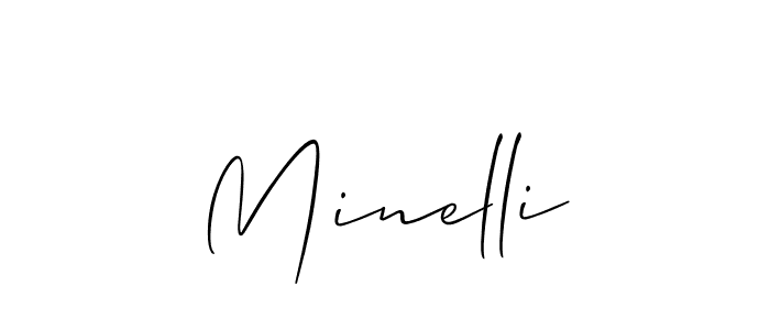 Similarly Allison_Script is the best handwritten signature design. Signature creator online .You can use it as an online autograph creator for name Minelli. Minelli signature style 2 images and pictures png