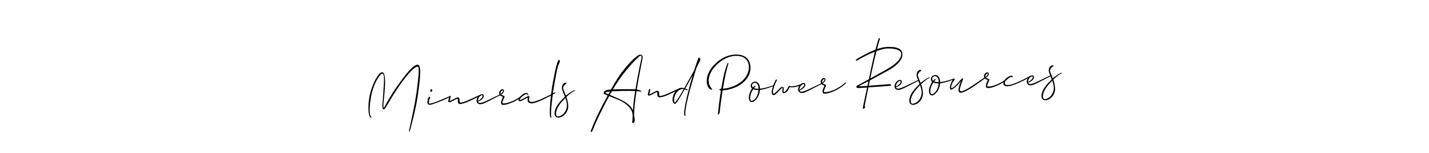 You can use this online signature creator to create a handwritten signature for the name Minerals And Power Resources. This is the best online autograph maker. Minerals And Power Resources signature style 2 images and pictures png