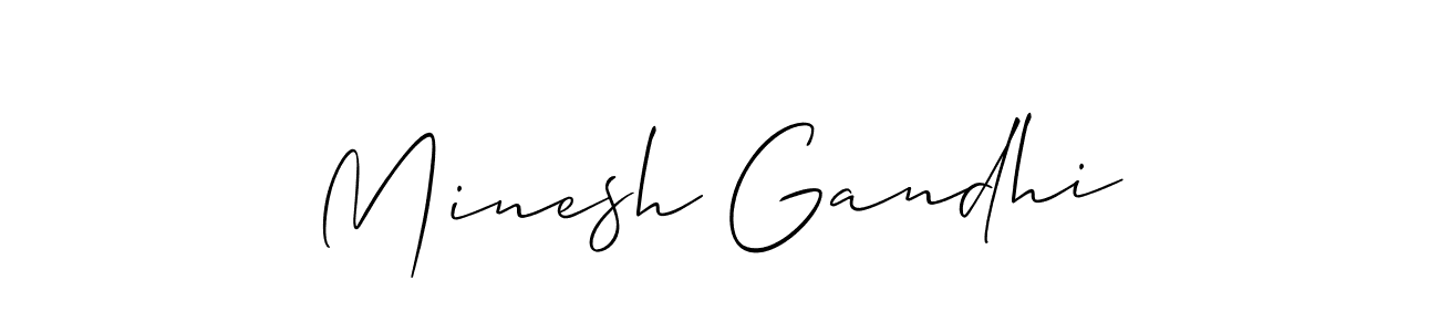 Similarly Allison_Script is the best handwritten signature design. Signature creator online .You can use it as an online autograph creator for name Minesh Gandhi. Minesh Gandhi signature style 2 images and pictures png