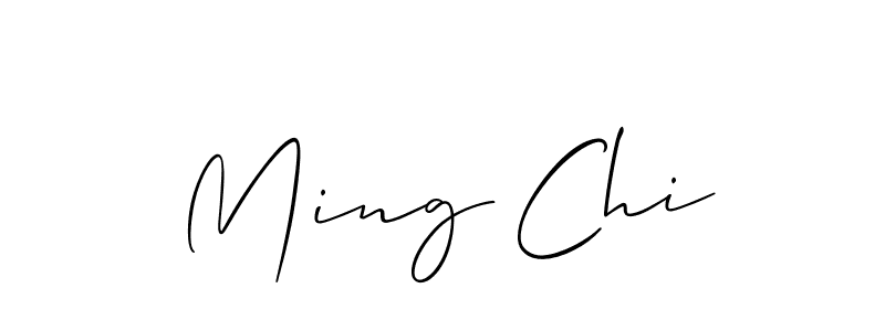 Check out images of Autograph of Ming Chi name. Actor Ming Chi Signature Style. Allison_Script is a professional sign style online. Ming Chi signature style 2 images and pictures png