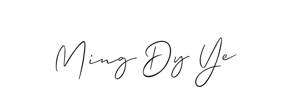 This is the best signature style for the Ming Dy Ye name. Also you like these signature font (Allison_Script). Mix name signature. Ming Dy Ye signature style 2 images and pictures png