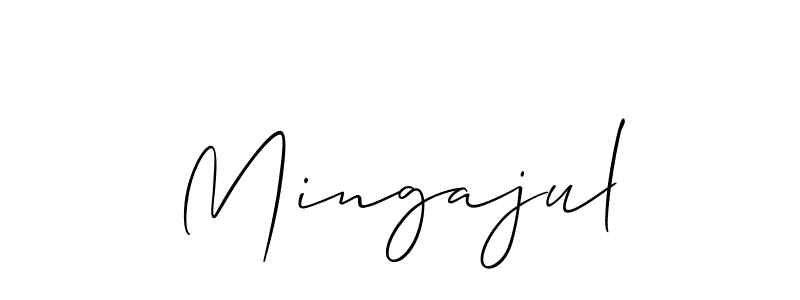 Best and Professional Signature Style for Mingajul. Allison_Script Best Signature Style Collection. Mingajul signature style 2 images and pictures png