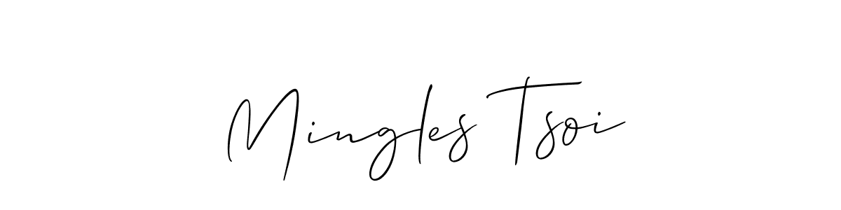 Check out images of Autograph of Mingles Tsoi name. Actor Mingles Tsoi Signature Style. Allison_Script is a professional sign style online. Mingles Tsoi signature style 2 images and pictures png