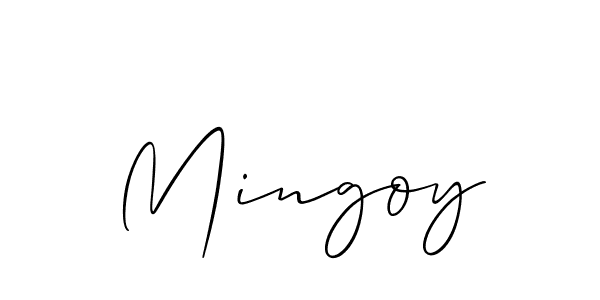 Make a short Mingoy signature style. Manage your documents anywhere anytime using Allison_Script. Create and add eSignatures, submit forms, share and send files easily. Mingoy signature style 2 images and pictures png