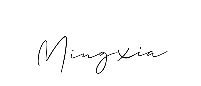 How to Draw Mingxia signature style? Allison_Script is a latest design signature styles for name Mingxia. Mingxia signature style 2 images and pictures png