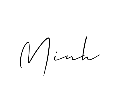 How to Draw Minh signature style? Allison_Script is a latest design signature styles for name Minh. Minh signature style 2 images and pictures png