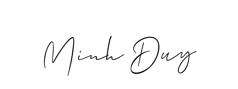 How to Draw Minh Duy signature style? Allison_Script is a latest design signature styles for name Minh Duy. Minh Duy signature style 2 images and pictures png