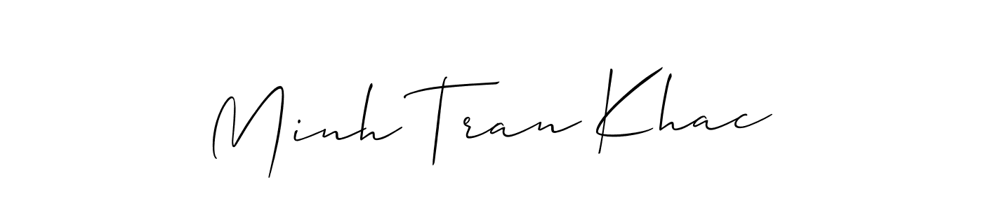 Make a beautiful signature design for name Minh Tran Khac. Use this online signature maker to create a handwritten signature for free. Minh Tran Khac signature style 2 images and pictures png