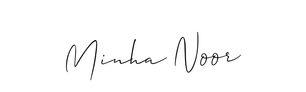 Make a beautiful signature design for name Minha Noor. Use this online signature maker to create a handwritten signature for free. Minha Noor signature style 2 images and pictures png