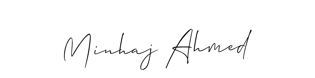 Similarly Allison_Script is the best handwritten signature design. Signature creator online .You can use it as an online autograph creator for name Minhaj Ahmed. Minhaj Ahmed signature style 2 images and pictures png