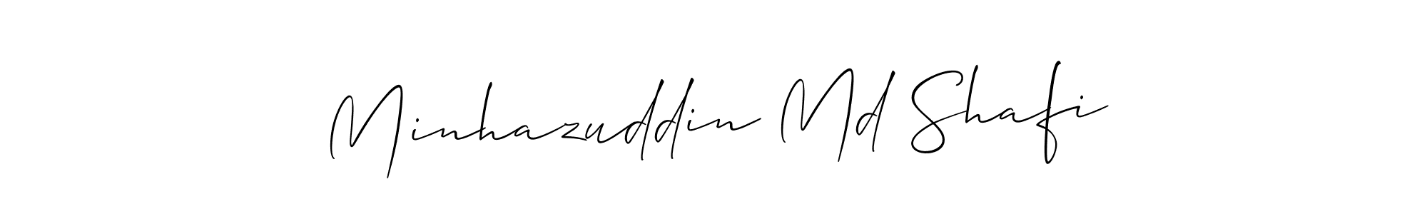 You should practise on your own different ways (Allison_Script) to write your name (Minhazuddin Md Shafi) in signature. don't let someone else do it for you. Minhazuddin Md Shafi signature style 2 images and pictures png