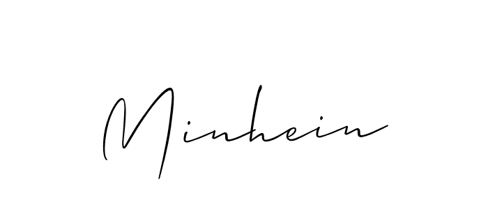 Make a beautiful signature design for name Minhein. Use this online signature maker to create a handwritten signature for free. Minhein signature style 2 images and pictures png