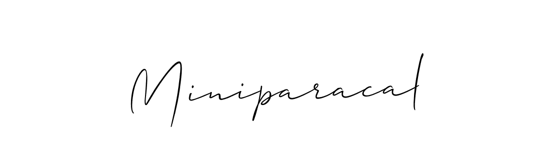 Make a beautiful signature design for name Miniparacal. Use this online signature maker to create a handwritten signature for free. Miniparacal signature style 2 images and pictures png