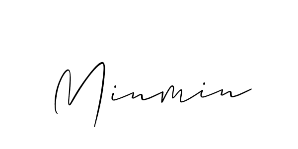Make a beautiful signature design for name Minmin. Use this online signature maker to create a handwritten signature for free. Minmin signature style 2 images and pictures png