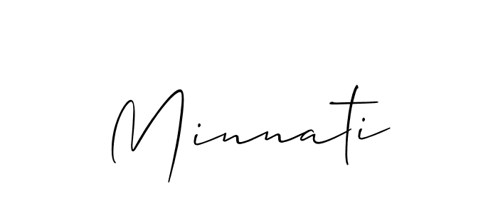 Check out images of Autograph of Minnati name. Actor Minnati Signature Style. Allison_Script is a professional sign style online. Minnati signature style 2 images and pictures png