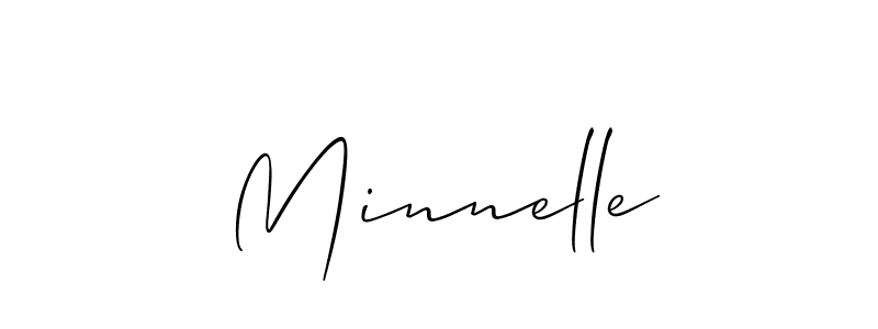 Make a beautiful signature design for name Minnelle. Use this online signature maker to create a handwritten signature for free. Minnelle signature style 2 images and pictures png
