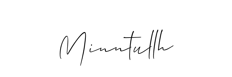 Also we have Minntullh name is the best signature style. Create professional handwritten signature collection using Allison_Script autograph style. Minntullh signature style 2 images and pictures png