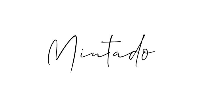 Also You can easily find your signature by using the search form. We will create Mintado name handwritten signature images for you free of cost using Allison_Script sign style. Mintado signature style 2 images and pictures png