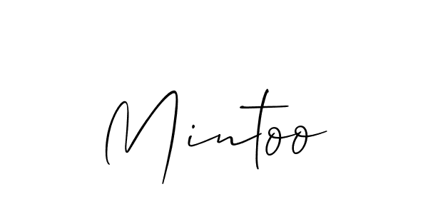 Also we have Mintoo name is the best signature style. Create professional handwritten signature collection using Allison_Script autograph style. Mintoo signature style 2 images and pictures png