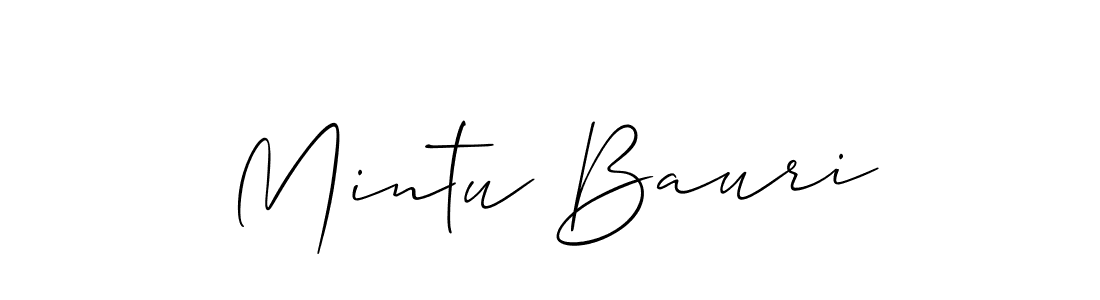 if you are searching for the best signature style for your name Mintu Bauri. so please give up your signature search. here we have designed multiple signature styles  using Allison_Script. Mintu Bauri signature style 2 images and pictures png
