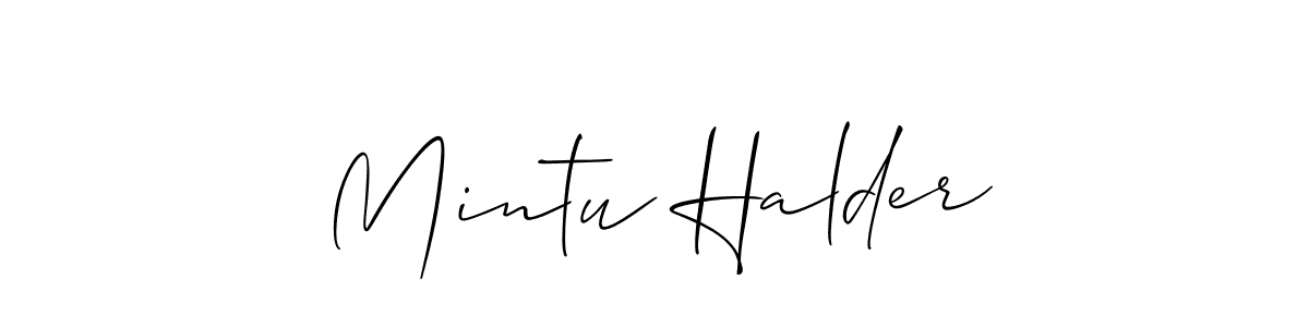 if you are searching for the best signature style for your name Mintu Halder. so please give up your signature search. here we have designed multiple signature styles  using Allison_Script. Mintu Halder signature style 2 images and pictures png