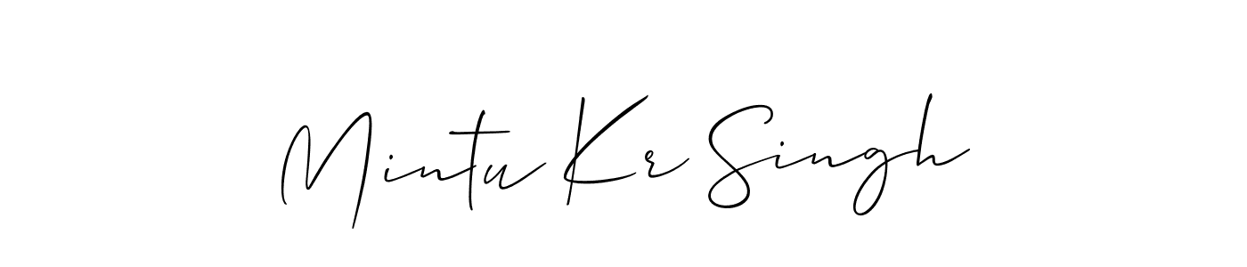 Here are the top 10 professional signature styles for the name Mintu Kr Singh. These are the best autograph styles you can use for your name. Mintu Kr Singh signature style 2 images and pictures png