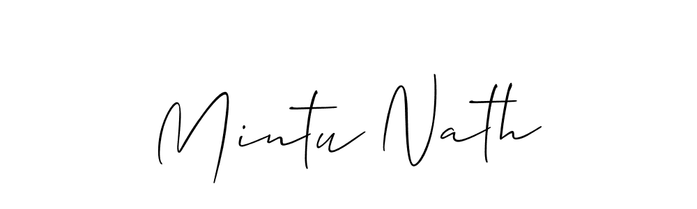 Make a short Mintu Nath signature style. Manage your documents anywhere anytime using Allison_Script. Create and add eSignatures, submit forms, share and send files easily. Mintu Nath signature style 2 images and pictures png