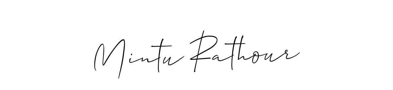 Also You can easily find your signature by using the search form. We will create Mintu Rathour name handwritten signature images for you free of cost using Allison_Script sign style. Mintu Rathour signature style 2 images and pictures png