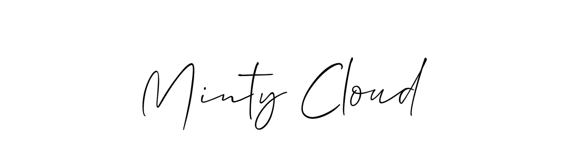 This is the best signature style for the Minty Cloud name. Also you like these signature font (Allison_Script). Mix name signature. Minty Cloud signature style 2 images and pictures png