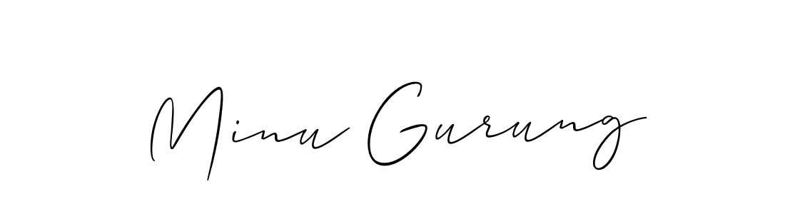 Check out images of Autograph of Minu Gurung name. Actor Minu Gurung Signature Style. Allison_Script is a professional sign style online. Minu Gurung signature style 2 images and pictures png