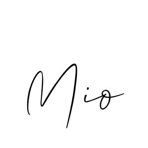 You should practise on your own different ways (Allison_Script) to write your name (Mio) in signature. don't let someone else do it for you. Mio signature style 2 images and pictures png