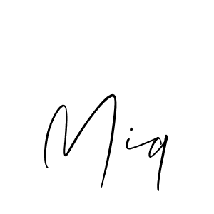 Make a beautiful signature design for name Miq. Use this online signature maker to create a handwritten signature for free. Miq signature style 2 images and pictures png