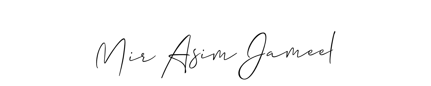 Check out images of Autograph of Mir Asim Jameel name. Actor Mir Asim Jameel Signature Style. Allison_Script is a professional sign style online. Mir Asim Jameel signature style 2 images and pictures png