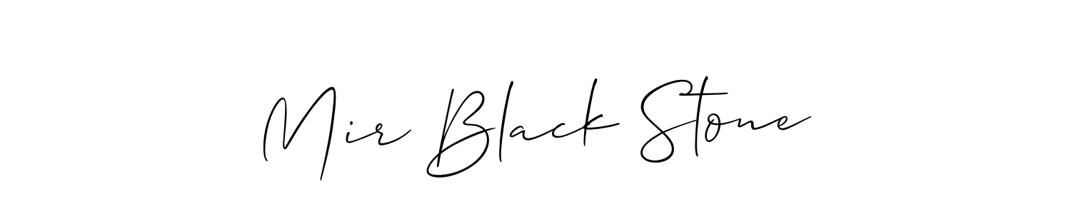 How to Draw Mir Black Stone signature style? Allison_Script is a latest design signature styles for name Mir Black Stone. Mir Black Stone signature style 2 images and pictures png