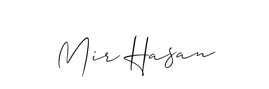 Mir Hasan stylish signature style. Best Handwritten Sign (Allison_Script) for my name. Handwritten Signature Collection Ideas for my name Mir Hasan. Mir Hasan signature style 2 images and pictures png