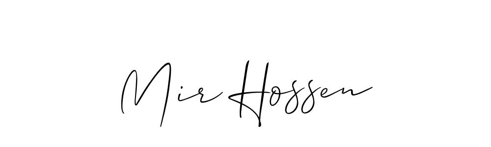 Mir Hossen stylish signature style. Best Handwritten Sign (Allison_Script) for my name. Handwritten Signature Collection Ideas for my name Mir Hossen. Mir Hossen signature style 2 images and pictures png