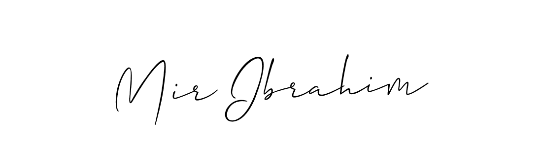 The best way (Allison_Script) to make a short signature is to pick only two or three words in your name. The name Mir Ibrahim include a total of six letters. For converting this name. Mir Ibrahim signature style 2 images and pictures png