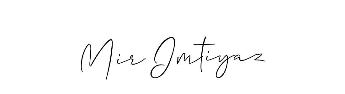 Also You can easily find your signature by using the search form. We will create Mir Imtiyaz name handwritten signature images for you free of cost using Allison_Script sign style. Mir Imtiyaz signature style 2 images and pictures png