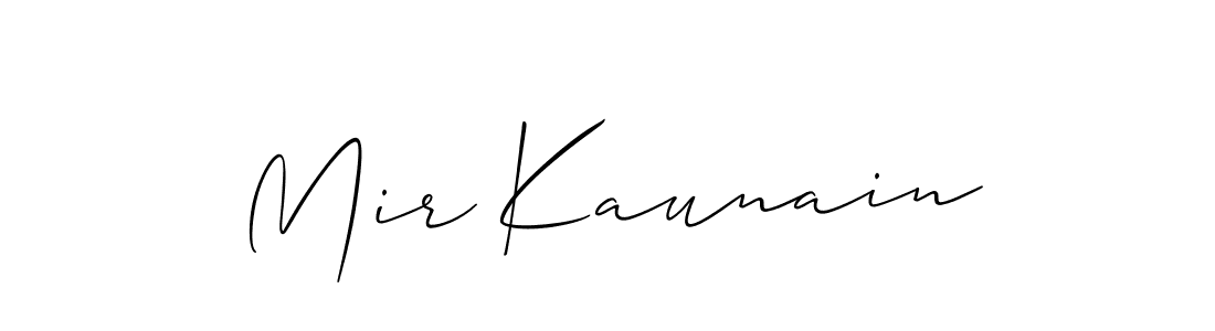 Similarly Allison_Script is the best handwritten signature design. Signature creator online .You can use it as an online autograph creator for name Mir Kaunain. Mir Kaunain signature style 2 images and pictures png