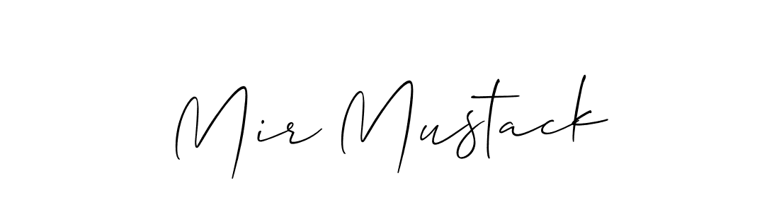 How to make Mir Mustack signature? Allison_Script is a professional autograph style. Create handwritten signature for Mir Mustack name. Mir Mustack signature style 2 images and pictures png