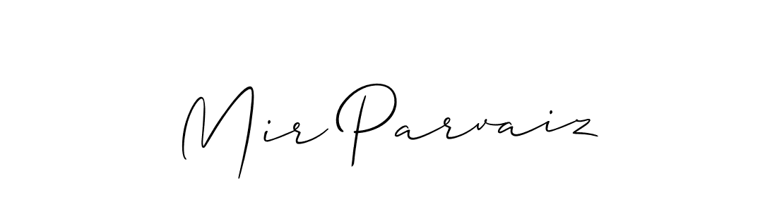 Similarly Allison_Script is the best handwritten signature design. Signature creator online .You can use it as an online autograph creator for name Mir Parvaiz. Mir Parvaiz signature style 2 images and pictures png