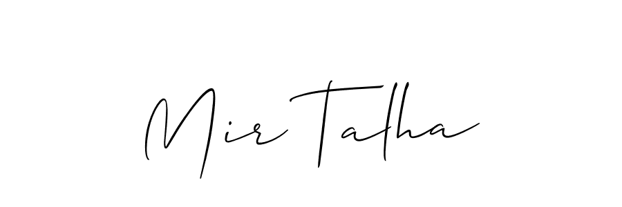 It looks lik you need a new signature style for name Mir Talha. Design unique handwritten (Allison_Script) signature with our free signature maker in just a few clicks. Mir Talha signature style 2 images and pictures png