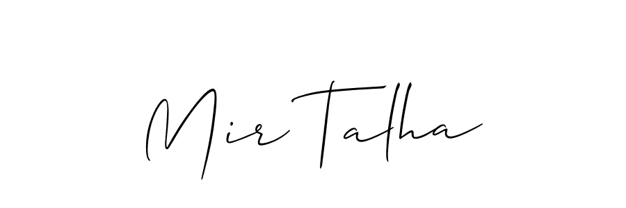 Make a beautiful signature design for name Mir Talha. Use this online signature maker to create a handwritten signature for free. Mir Talha signature style 2 images and pictures png