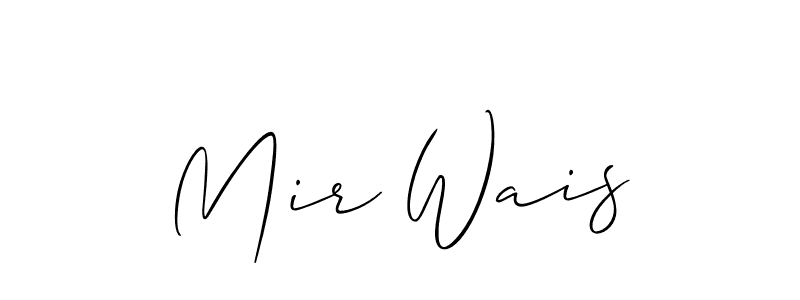 How to Draw Mir Wais signature style? Allison_Script is a latest design signature styles for name Mir Wais. Mir Wais signature style 2 images and pictures png