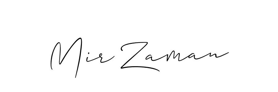 Design your own signature with our free online signature maker. With this signature software, you can create a handwritten (Allison_Script) signature for name Mir Zaman. Mir Zaman signature style 2 images and pictures png