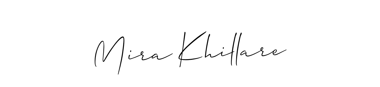 See photos of Mira Khillare official signature by Spectra . Check more albums & portfolios. Read reviews & check more about Allison_Script font. Mira Khillare signature style 2 images and pictures png