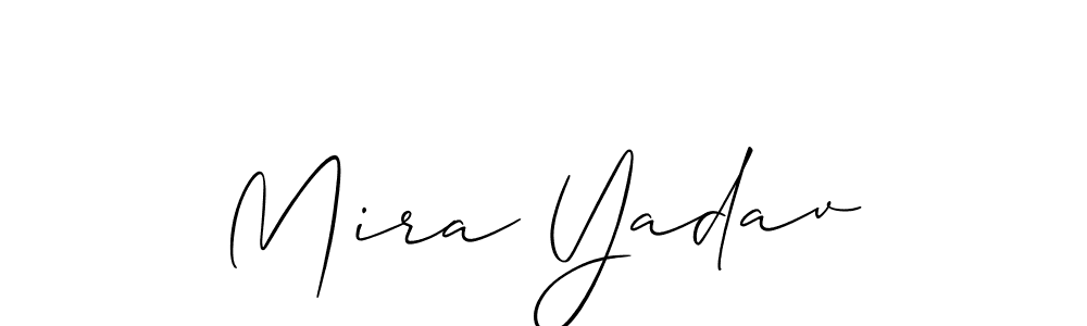 This is the best signature style for the Mira Yadav name. Also you like these signature font (Allison_Script). Mix name signature. Mira Yadav signature style 2 images and pictures png