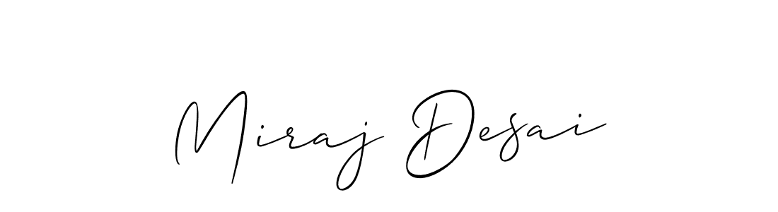 How to Draw Miraj Desai signature style? Allison_Script is a latest design signature styles for name Miraj Desai. Miraj Desai signature style 2 images and pictures png