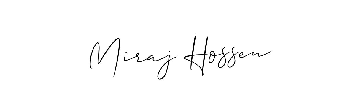 How to Draw Miraj Hossen signature style? Allison_Script is a latest design signature styles for name Miraj Hossen. Miraj Hossen signature style 2 images and pictures png